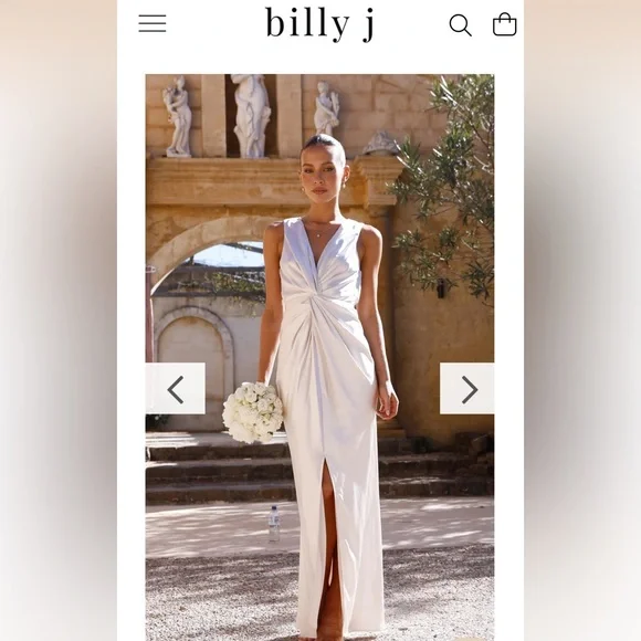 Champagne Lucia maxi dress - Picture 1 of 4